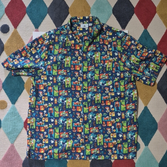 Disney Other - Disney Parks "World of Pixar" Camp Shirt
